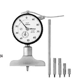Dial Depth Gauge "Mitutoyo" model 7211 Range 200 mm./0.01 mm Dial Depth Gauge "Mitutoyo" model 7211 Range 200 mm./0.01 mm